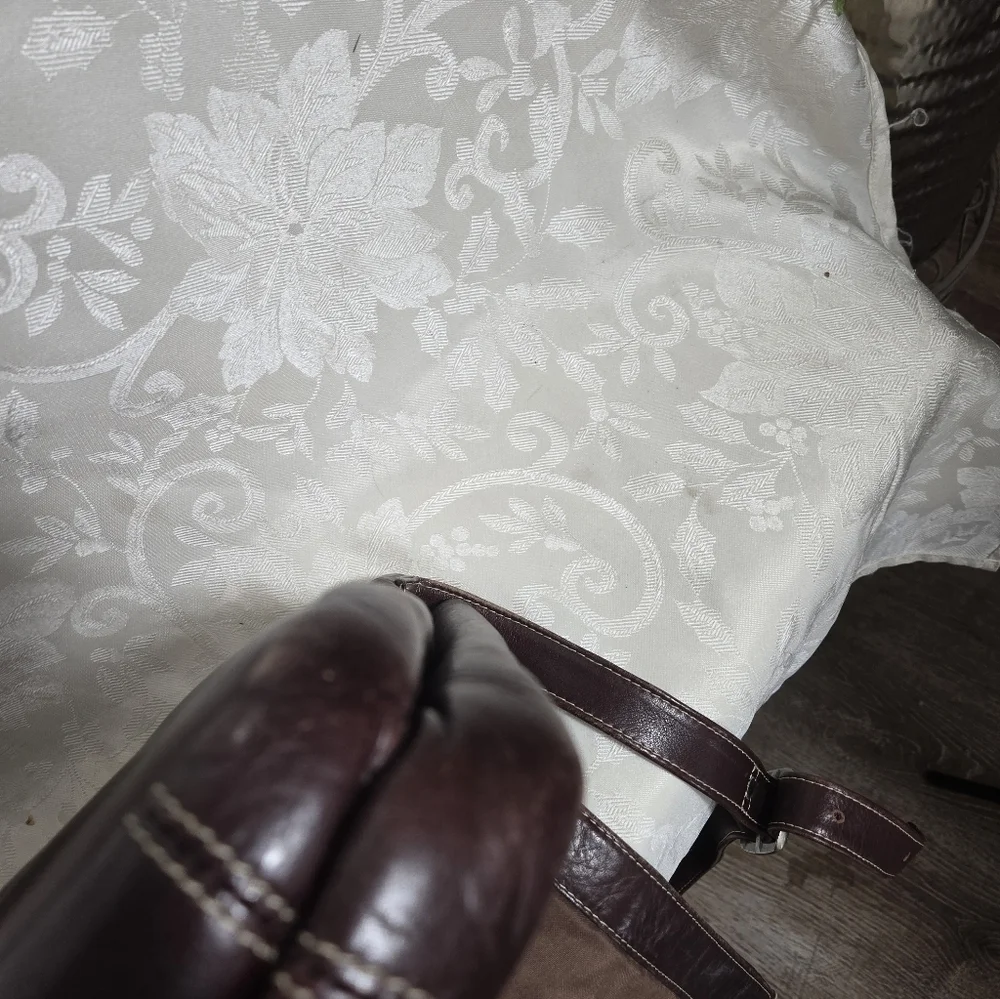 Latico Dark Brown Leather Messenger Bag